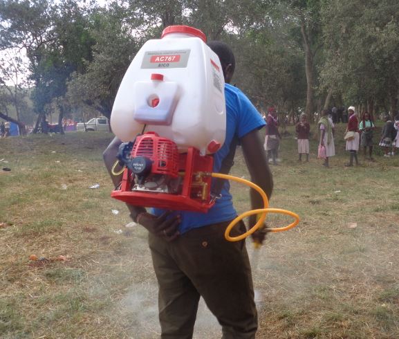 knapsack power sprayer