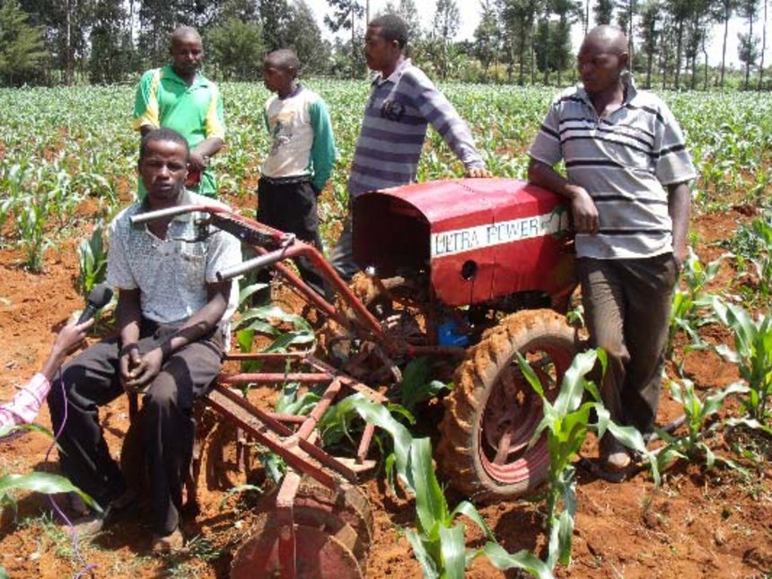 tractor weeding
