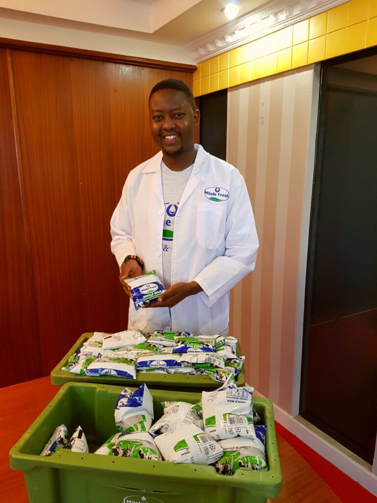 Dickson Mulli of Milele Fresh Milk Company