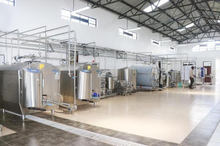 Milk processing plant