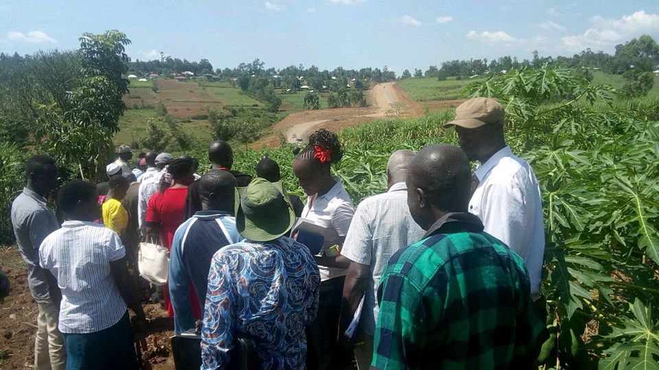 pawpaw farmers during a training