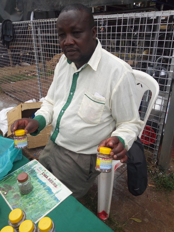 Peter Muga Njoro chia farmer
