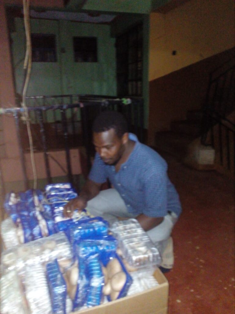 John Muchura mushroom farmer